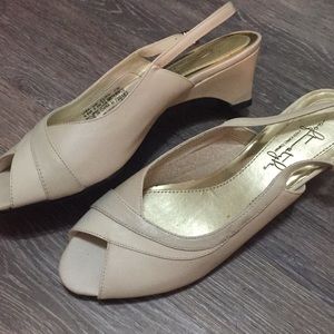 Peep-Toe, Sling-Back Shoes